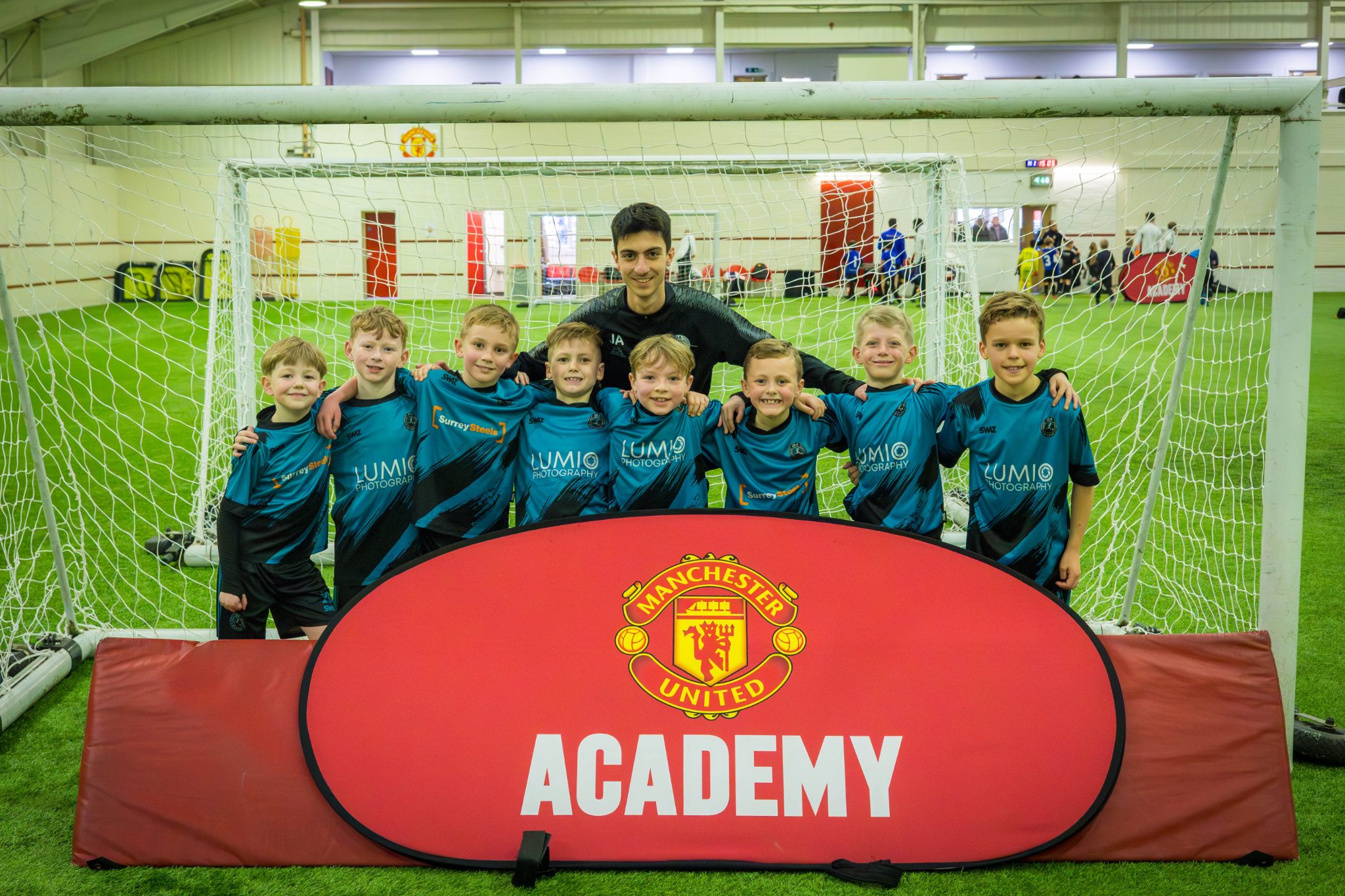JDA U8s Take on Manchester United in First-Ever Tour