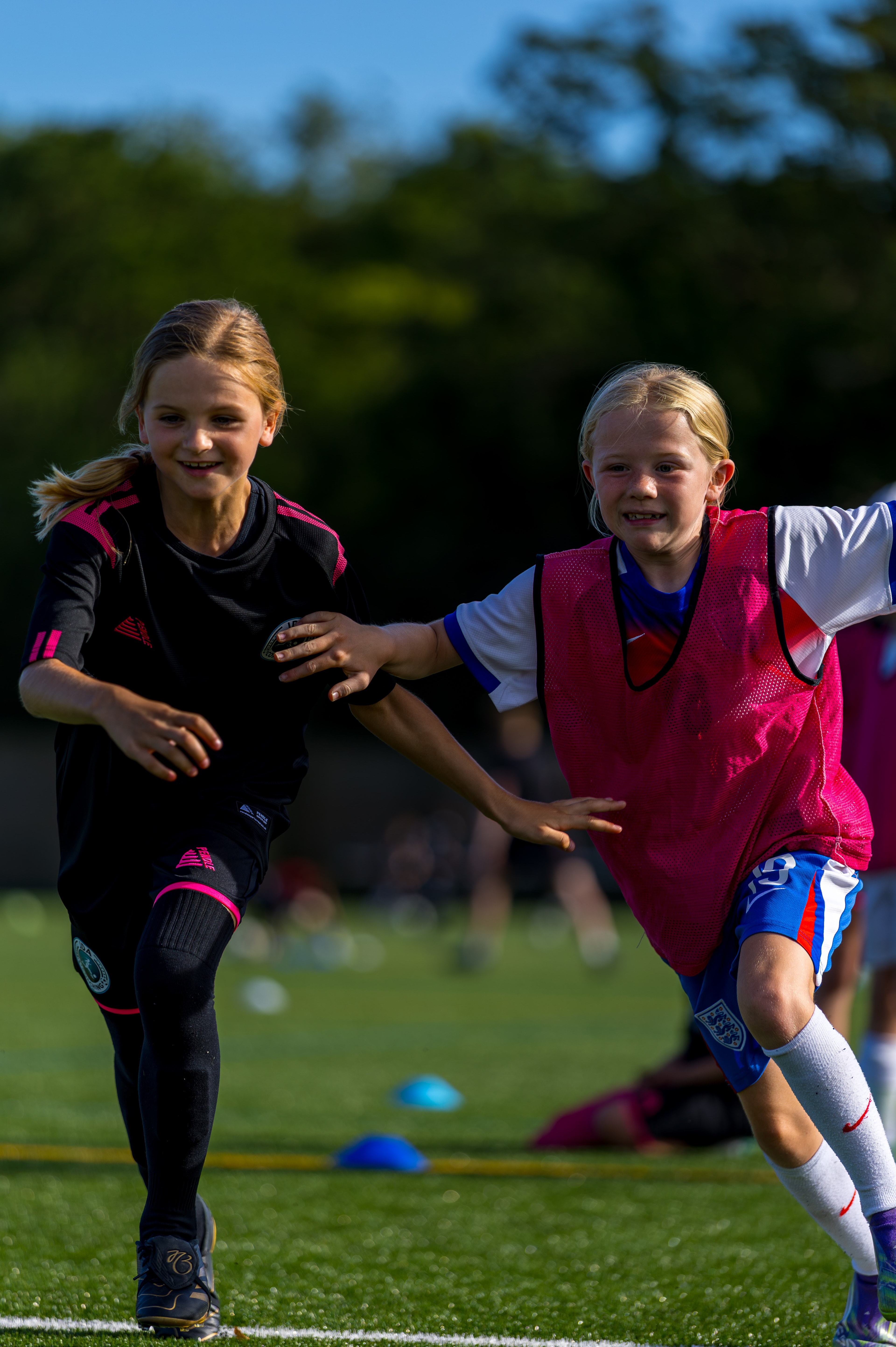 JDA Girls Academy players in a training session